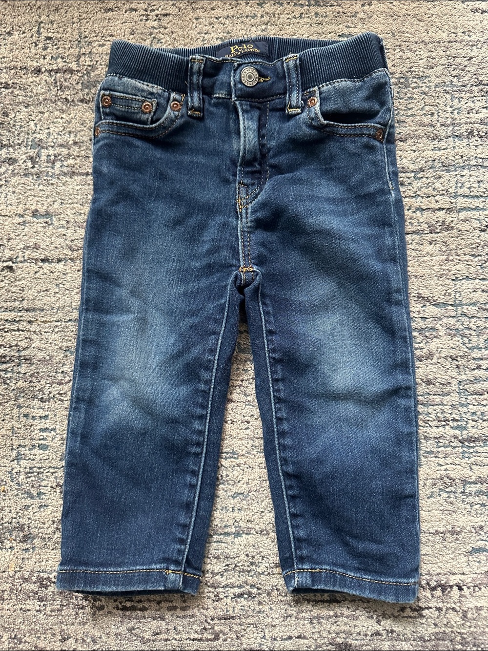 Polo by Ralph Lauren Kids Dark Blue Stretch Denim Jeans